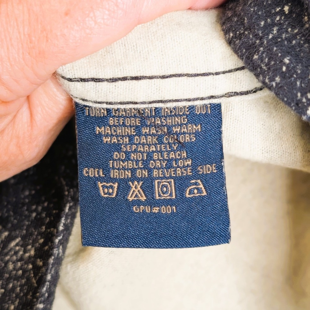 Freedom Foundry Dark Heather Fleece Shirt Jacket XL Cozy Soft Classic Shacket - Picture 3 of 8